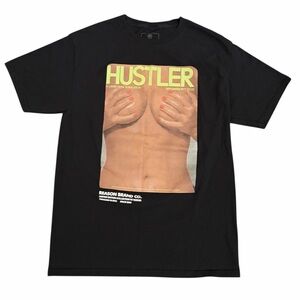 Reason Hustler 1977 Cover Limited Edition Graphic Black Shirt Men’s Medium Tee